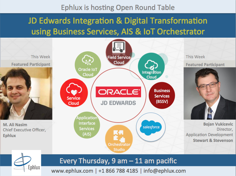 JDE Integration and Digital Transformation Round Table