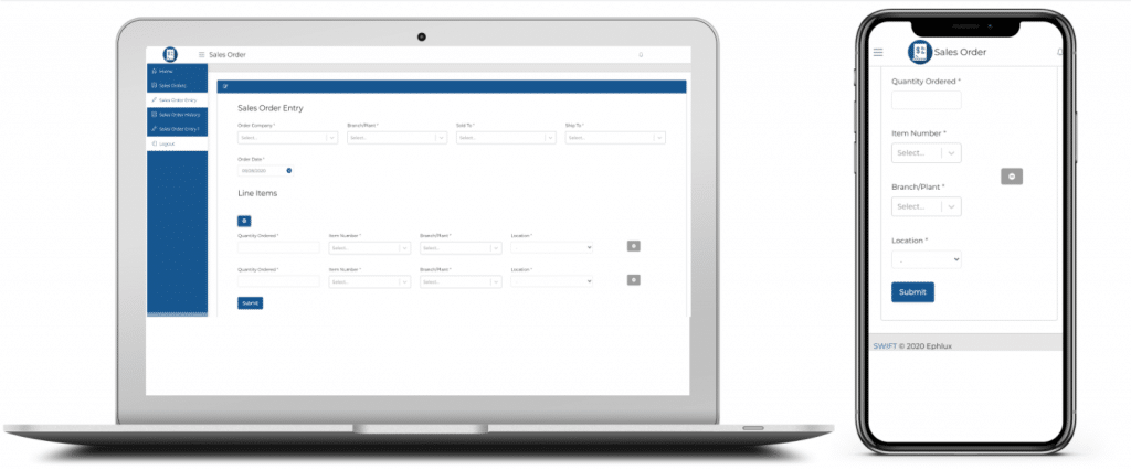 Sales Order Entry Forms