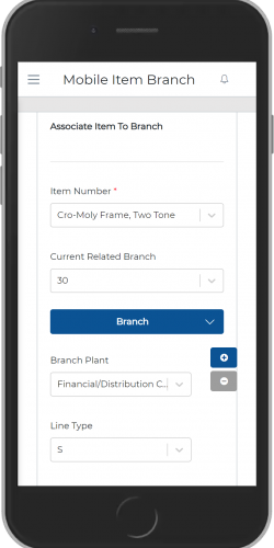 Associate Item to Multiple Branch