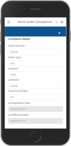 Completion details