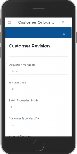 Customer revision
