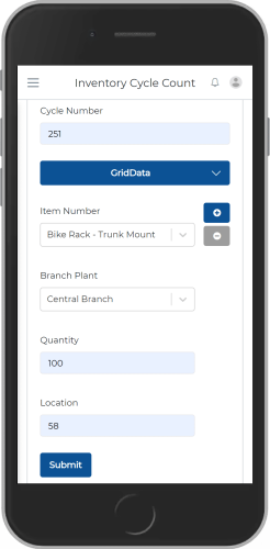 Cycle No with Grid Data