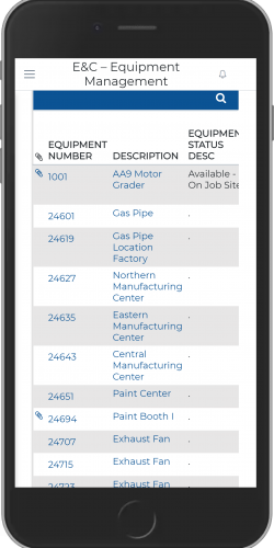 Equipment Inquiry
