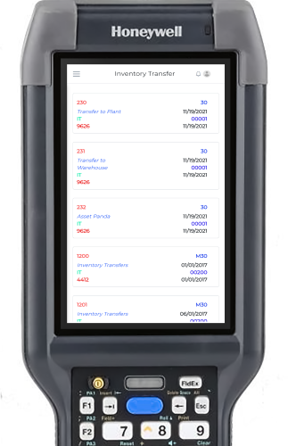 Inventory Transfer by location