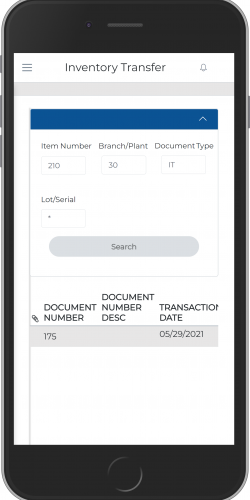 Item Ledger Search