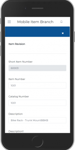 Item Revision