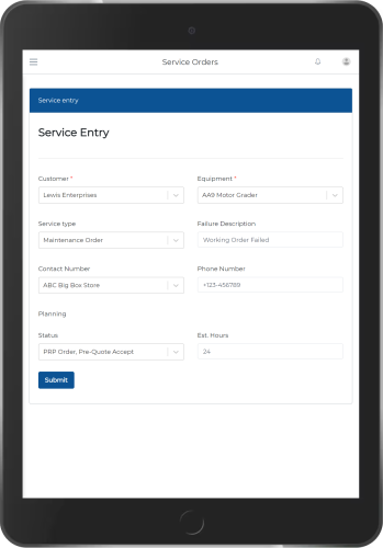Service Entry P