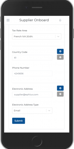 Supplier Entry