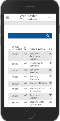 Work Order Issue